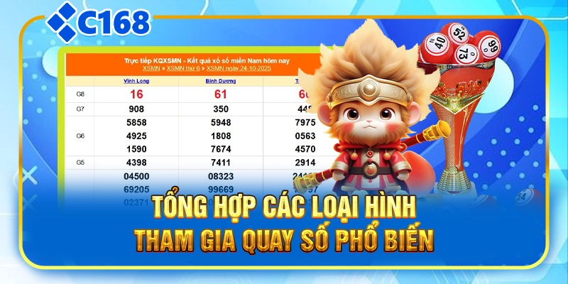Tổng hợp các loại hình tham gia quay số phổ biến